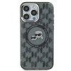 Karl Lagerfeld KLHMP15LHMCKMHK iPhone 15 Pro  6.1 czarny/black IML Monogram Karl&Choupette Head MagSafe
